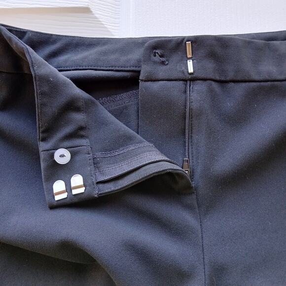 Vince Camuto Black Slim Fit Ponte Pant size 6 skinny leg office trouser - Picture 4 of 15